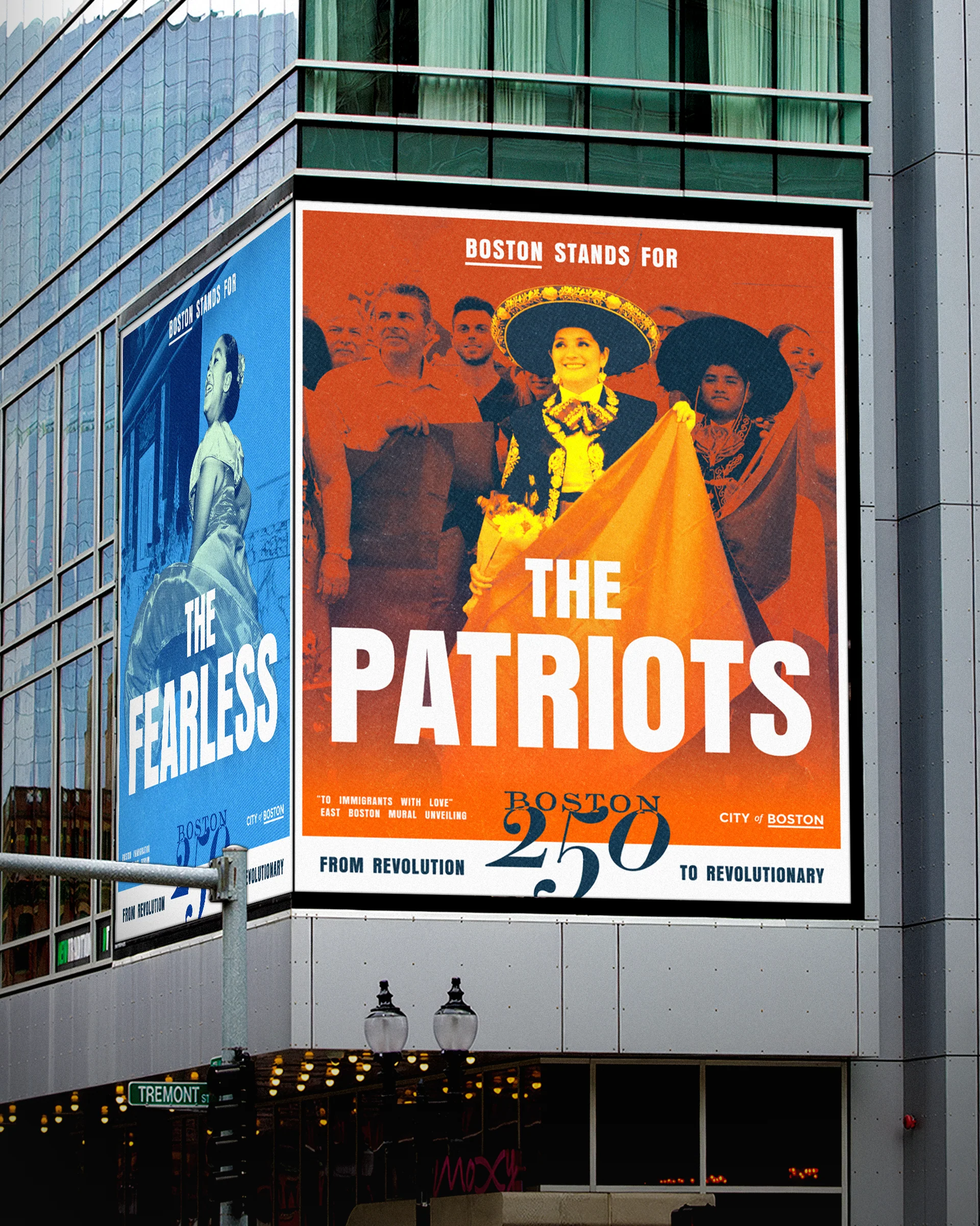 Boston 250 OOH — The Fearless x The Patriots
