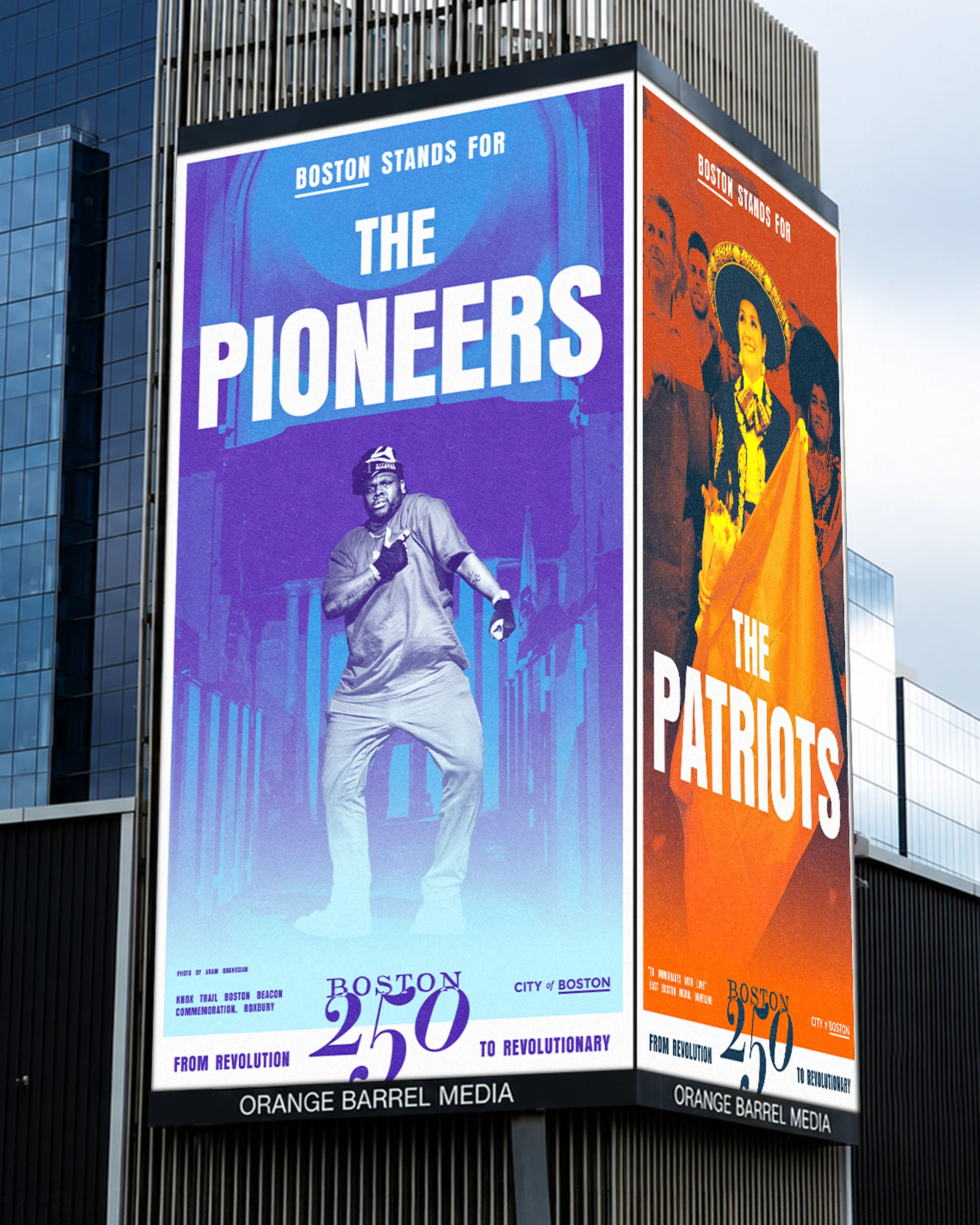 Boston 250 OOH — The Pioneers x The Patriots