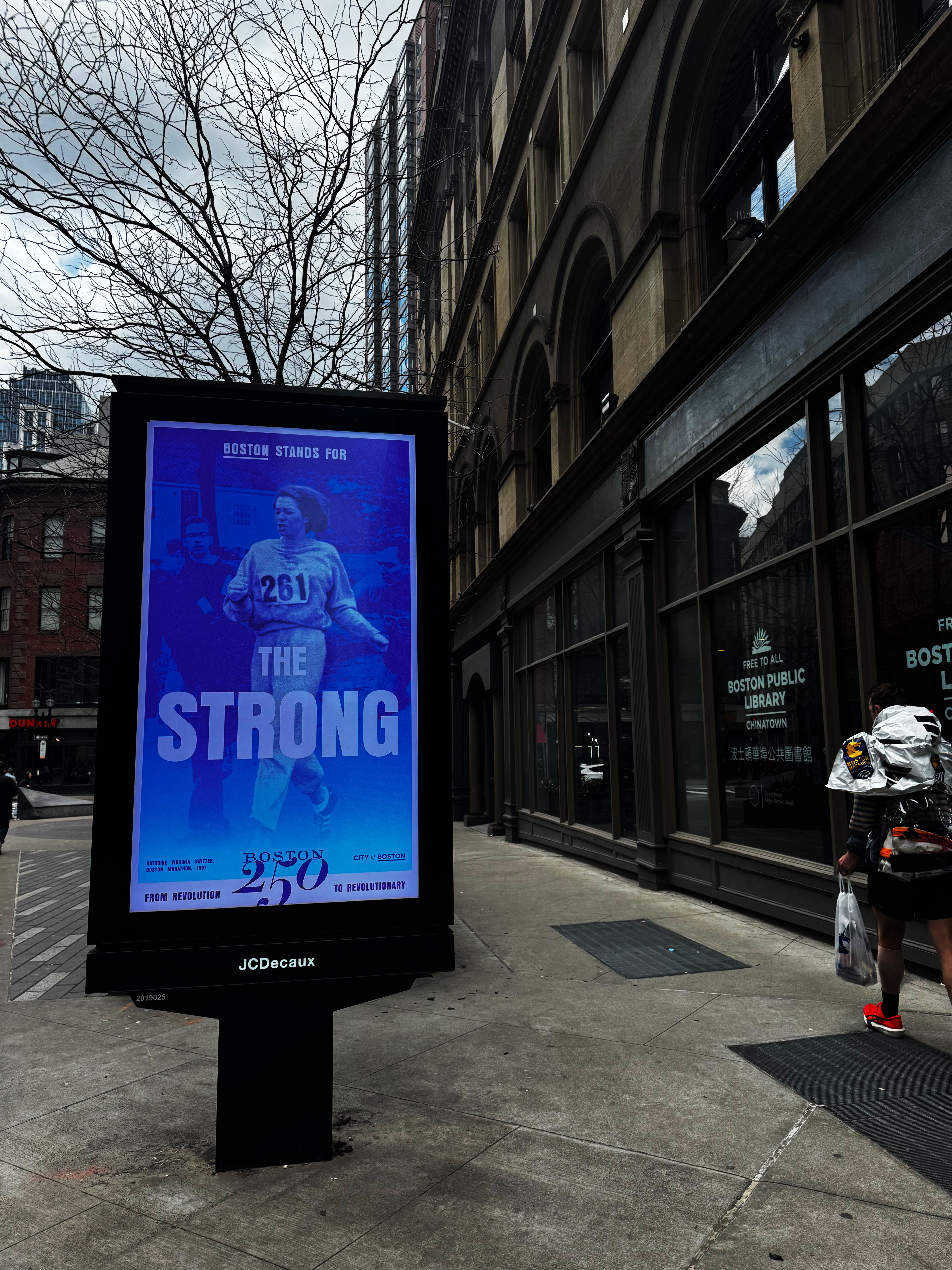 Boston 250 marathon OOH 4