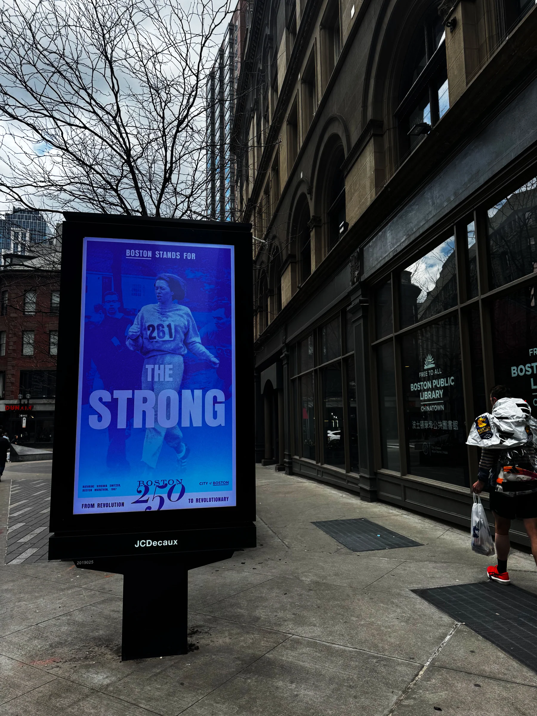 Boston 250 marathon OOH 4