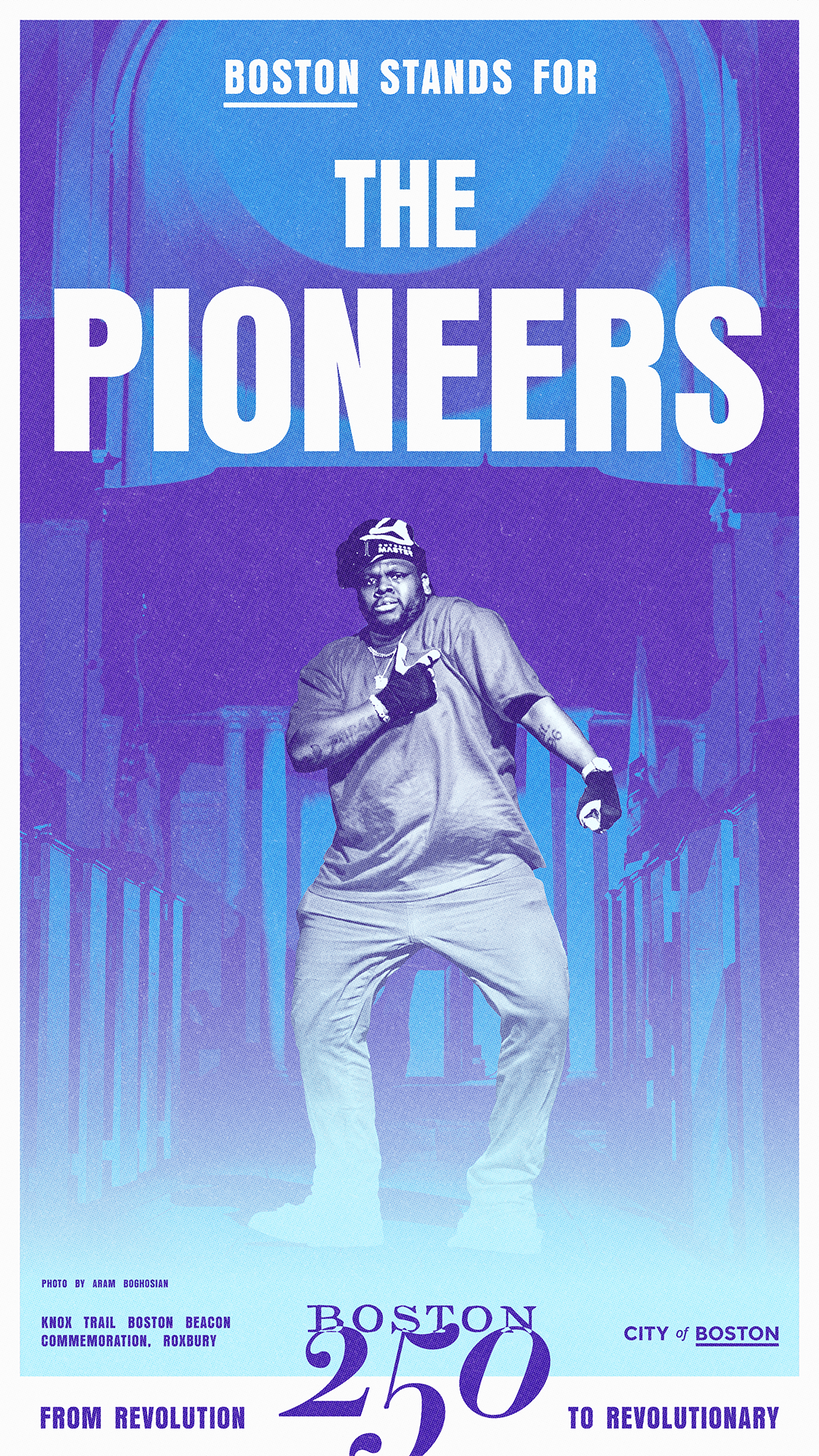 Boston 250 final image — The Pioneers