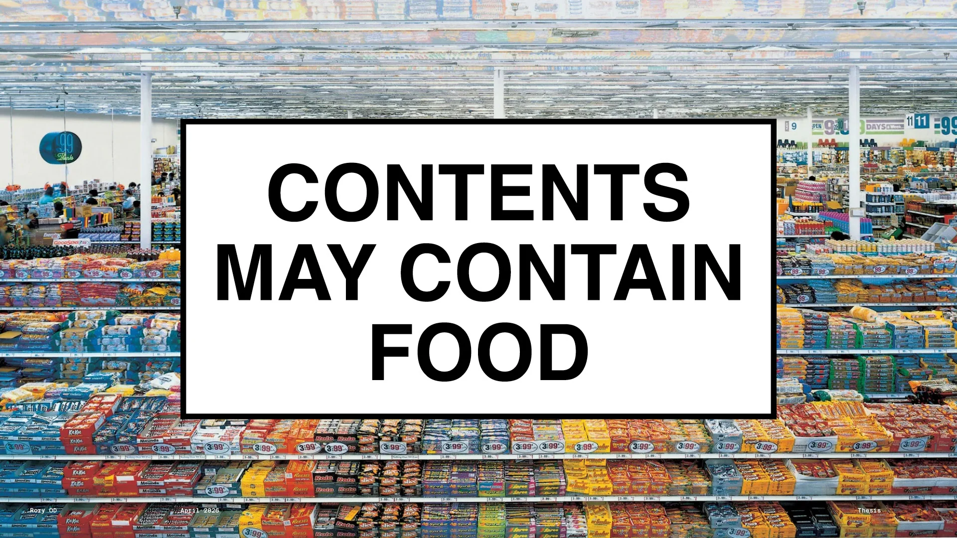 Contents May Contain Food