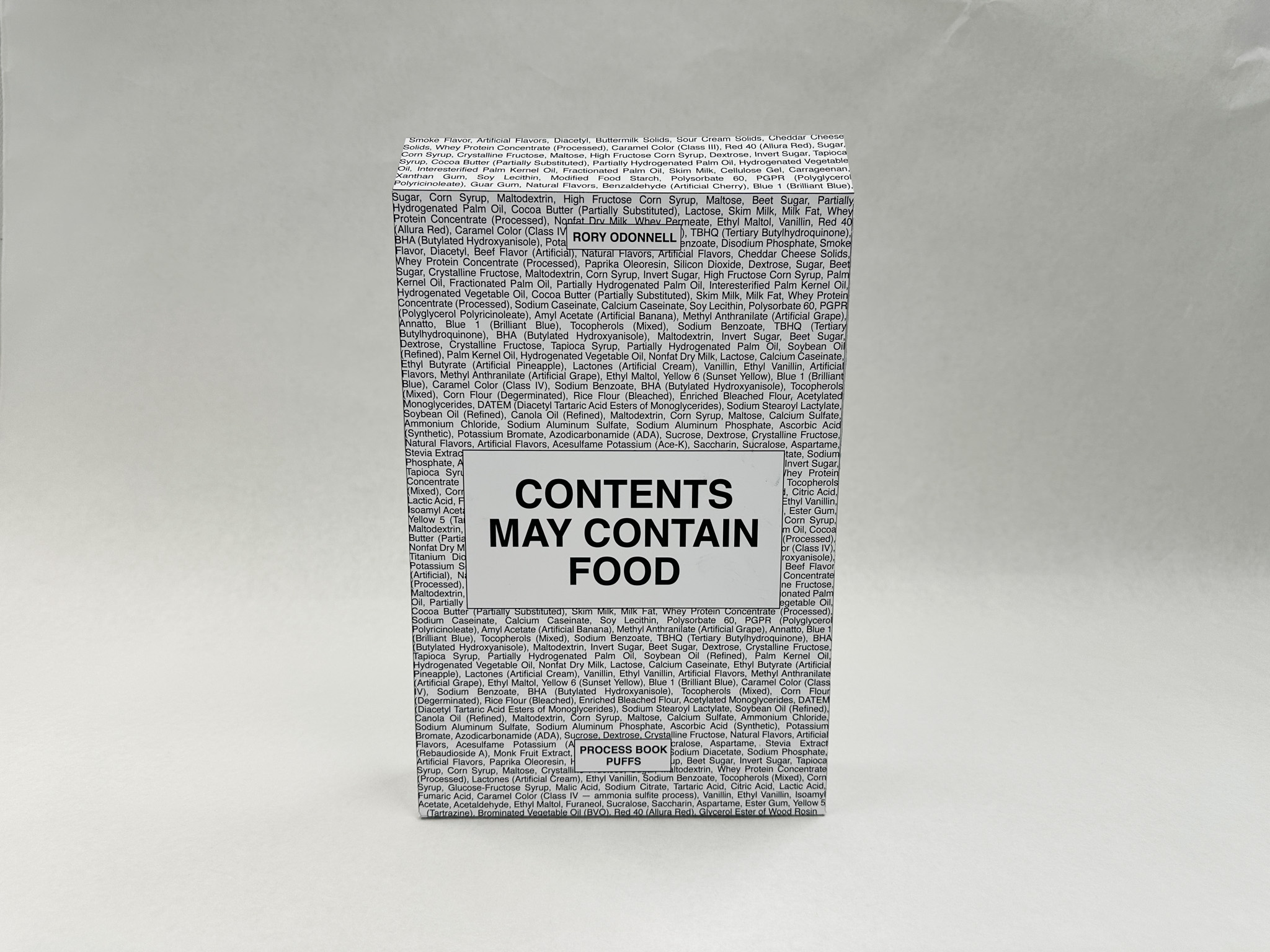 Process book cereal box prize 1