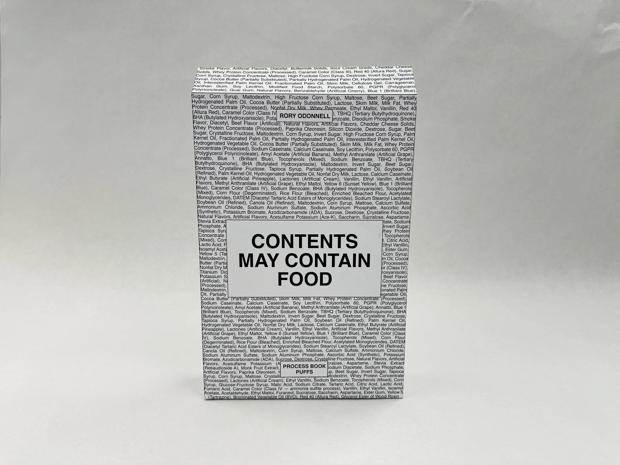 Process book cereal box prize 1