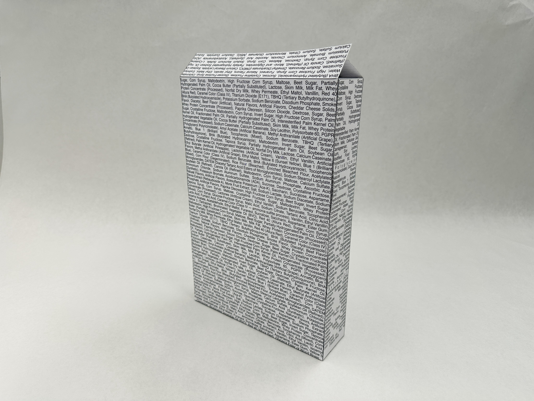 Process book cereal box prize 2