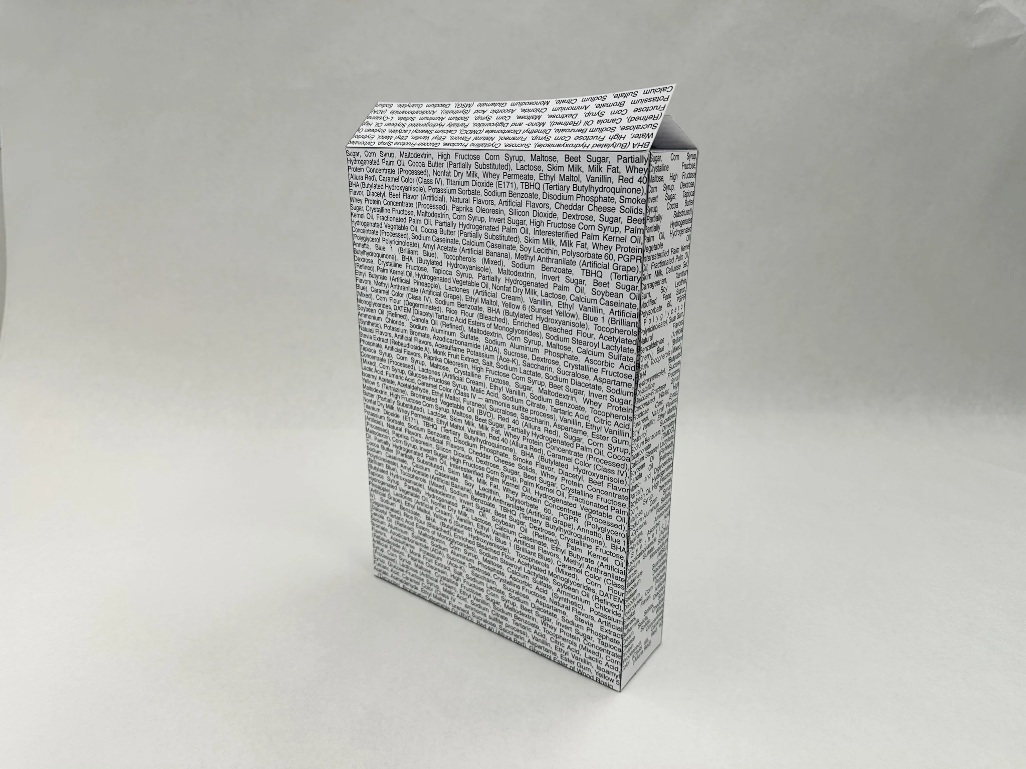 Process book cereal box prize 2
