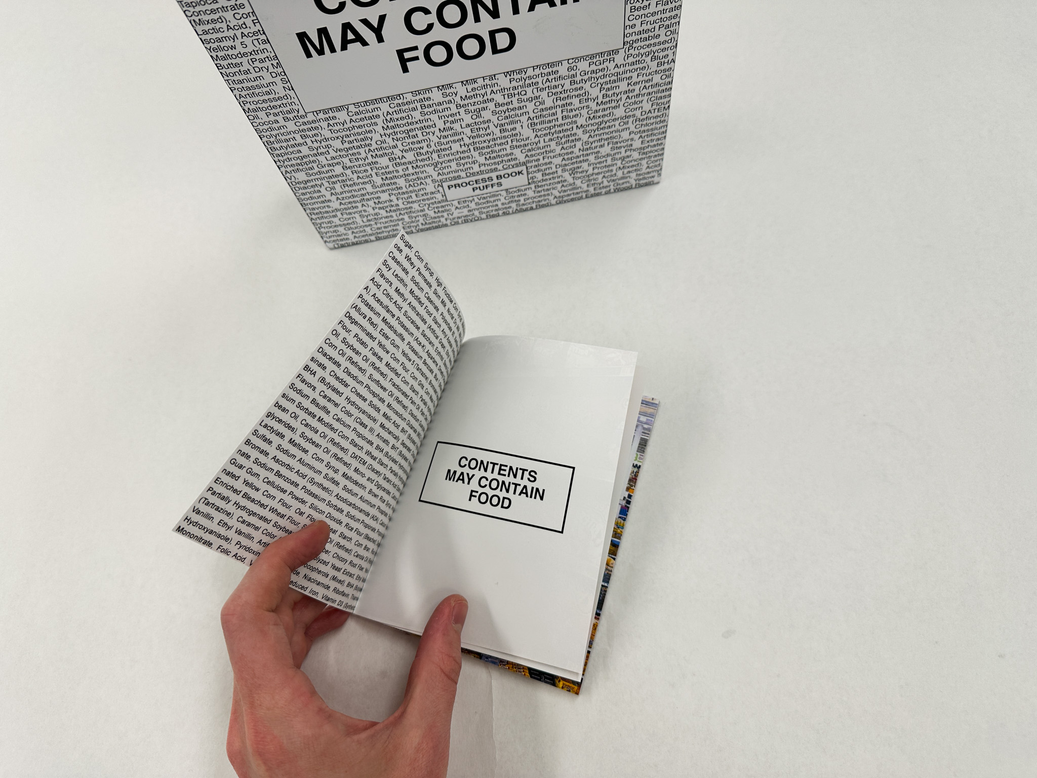 Process book cereal box prize 8