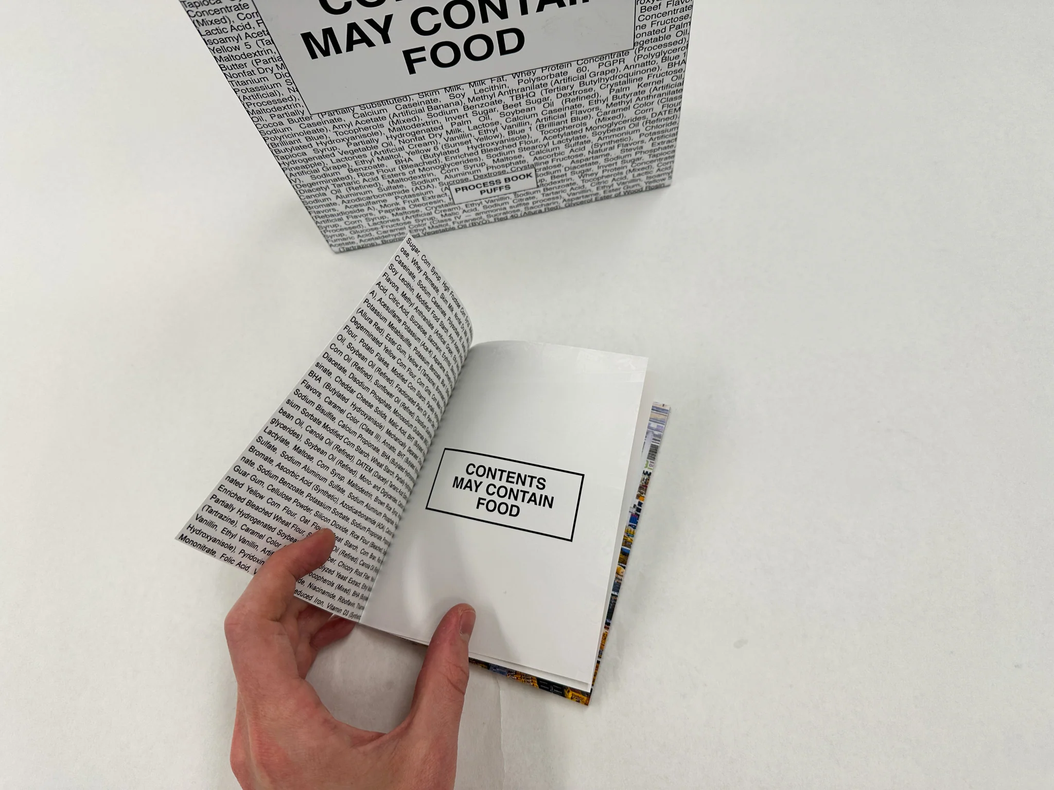 Process book cereal box prize 8